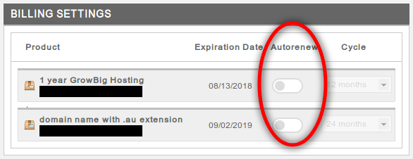 Disable Siteground Autorenew